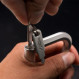 Mousqueton en aluminium avec système de verrouillage Matador Betalock