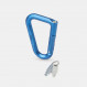 Mousqueton en aluminium avec système de verrouillage Matador Betalock - Bleu