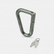 Mousqueton en aluminium avec système de verrouillage Matador Betalock - Vert