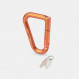 Mousqueton en aluminium avec système de verrouillage Matador Betalock - Orange