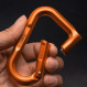 Mousqueton en aluminium avec système de verrouillage Matador Betalock