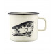 Tasse en émail Muurla Enamel Mug 3,7dl Brochet / Truite - Pike & Trout