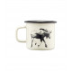 Tasse en émail Muurla Enamel Mug 3,7dl Elan / Elk