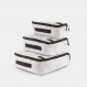Lots de 3 sacs cubiques de rangement Matador Packing Cube 3-Pack - Blanc