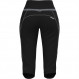 Pantalon corsaire de randonnée léger Crazy Mid-Short Exit Woman - Noir/ Black
