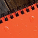 Rite in the Rain Top Spiral Notebook 12X18cm-Orange