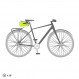 Sacoche de selle réfléchissante, légère et imperméable Ortlieb Saddle-Bag High-Vis - 4,1 L