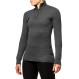 Woolpower Zip Turtleneck 200 Gris / grey