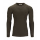 Sous-vêtement chaud en Laine mérinos Aclima WarmWool Crew Neck-Vert/Tarmac