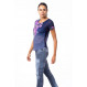 Tee-shirt- manches courtes léger et respirant Crazy T-Shirt Slash Woman 