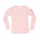 Tee-shirt manches longues fin 100% laine mérinos Devold Breeze Merino 150 Shirt Woman - Rose/Chalk Pink