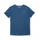 Tee-shirt très léger et respirant en laine mérinos Devold Active Tee Man - Bleu foncé/Skydiver Dark