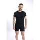Tee-shirt manches courtes100 % laine mérinos Devold Breeze Merino 150 T-Shirt Man - Noir/Black