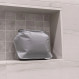 Trousse de toilette ultralégère et imperméable Matador FlatPak Waterproof Toiletry Case - Gris clair/White