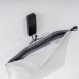 Trousse de toilette ultralégère imperméable Matador FlatPak Zipper Toiletry Case - Gris clair/White