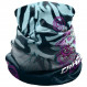 Crazy Neck Gaiter Light - Black-Zebra
