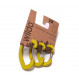 Wildo Accessory Carabiner 3 Set lime