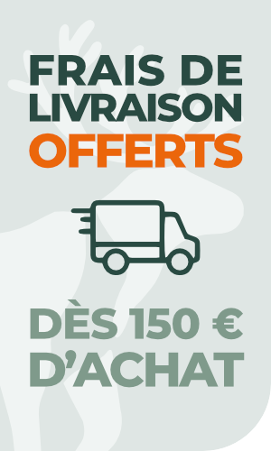 Frais de livraison offert dès 150 € d'achat