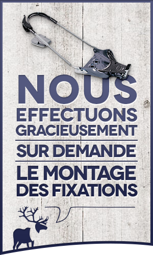 Choisir vos fixations de randonnée nordique et montage offert